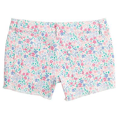 Girls 7-20 SO® Favorite Raw Hem Denim Shortie Shorts in Regular & Plus Size