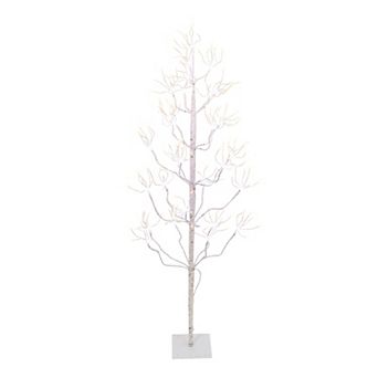 White Birch LED Artificial Christmas Tree