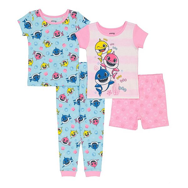 Girls discount shark pajamas