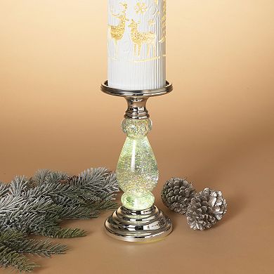 Battery Operated Water Globe Candle Holder Table Decor