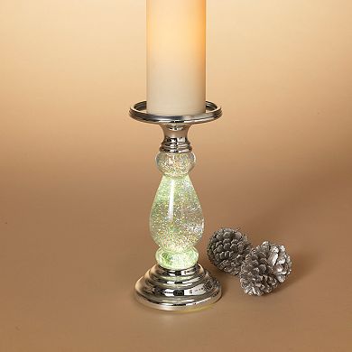 Battery Operated Water Globe Candle Holder Table Decor