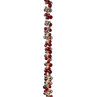 Light-Up Ornament Christmas Garland