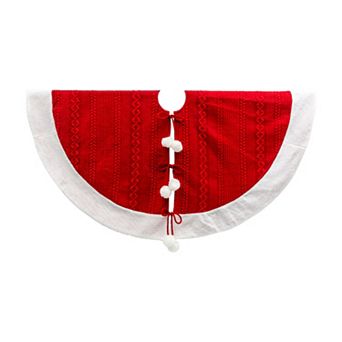 Pom Pom Christmas Tree Skirt