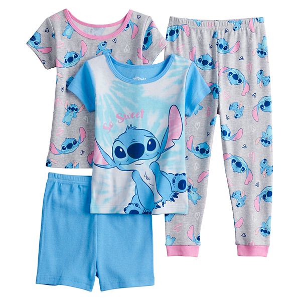 Disney-Pijama de una pieza de Lilo & Stitch para niños y niñas