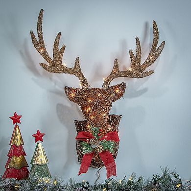 Vine Stag Head Wall Decor