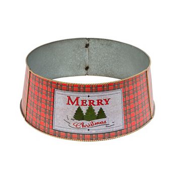 Holiday Plaid Christmas Tree Collar