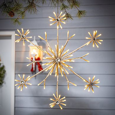 LED 102-Light Snowflake Wall Decor