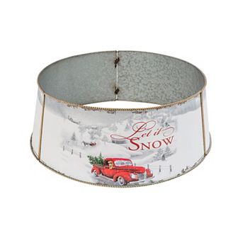 Let It Snow Christmas Tree Collar