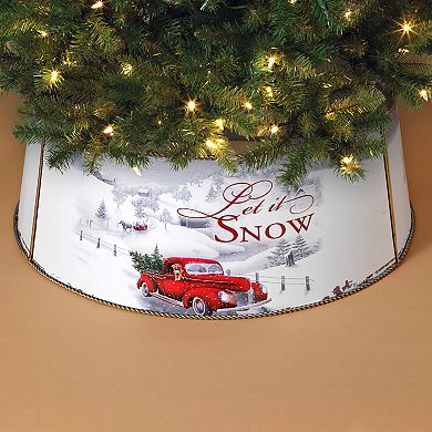 Let It Snow Christmas Tree Collar