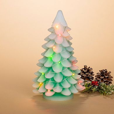 Color Changing LED Christmas Tree Table Decor 2-piece Set