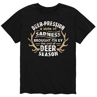 Men's Deerpression Definition Tee