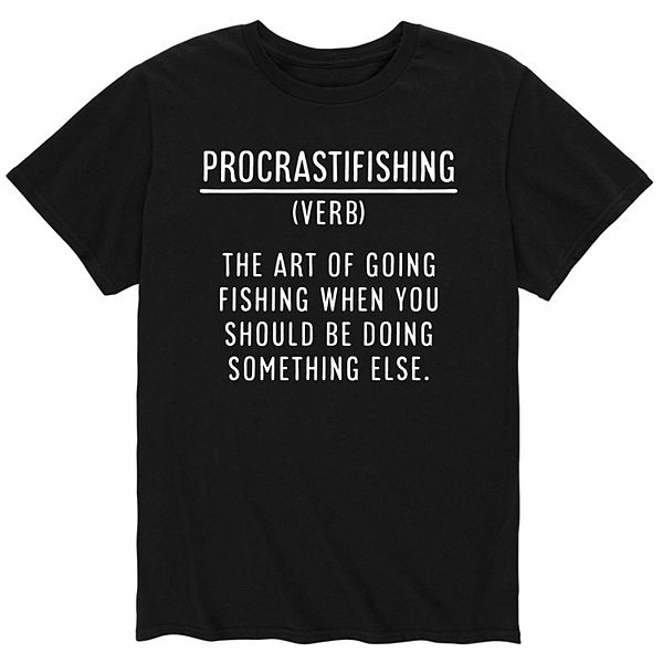 Men's Procrastifishing Definition Tee