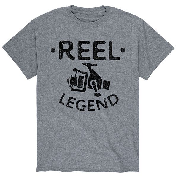 Reel Legends Catch and Release T-Shirt  Manly Hobbies White Tee Gift 
