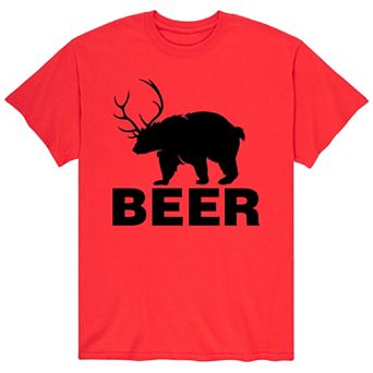 Men's Hunting Beer Bear Tee