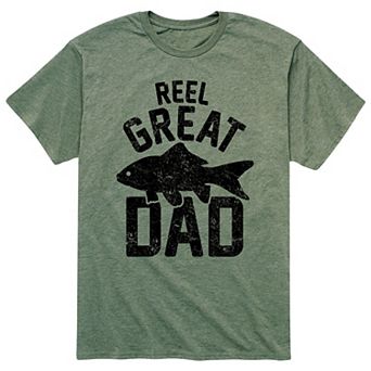 Men's "Reel Great Dad" Fishing Tee