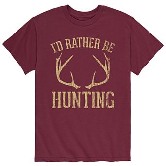 Men's Id Rather Be Hunting Tee