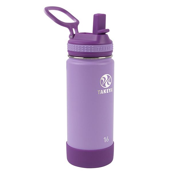 Takeya USA Actives Kids Insulated Water Bottle with Straw Lid