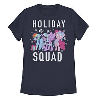 Juniors' My Little Pony Holiday Squad Trio Portrait Tee