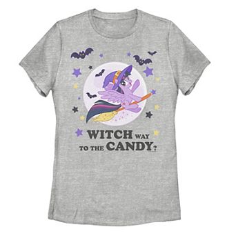 Juniors' My Little Pony Witch Way To The Candy Tee