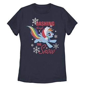 Juniors' My Little Pony Dashing Through The Snow Tee