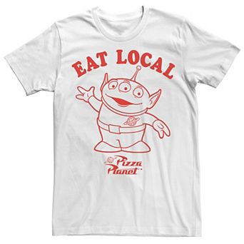 Disney / Pixar's Toy Story Alien Men's Pizza Planet Eat Local Tee