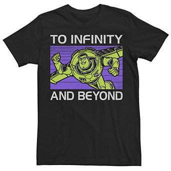Mens Disney Pixar Toy Story Buzz Lightyear To Infinity And Beyond Tee