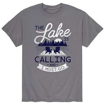 Men's "The Lake Is Calling And I Must Go" Tee