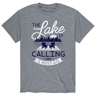 Men's "The Lake Is Calling And I Must Go" Tee