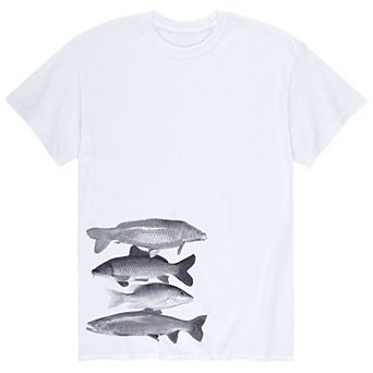 Men's Freshwater Fish Stacked Tee