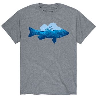 Men's Underwater Fish Fill Tee