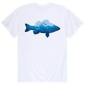 Men's Underwater Fish Fill Tee