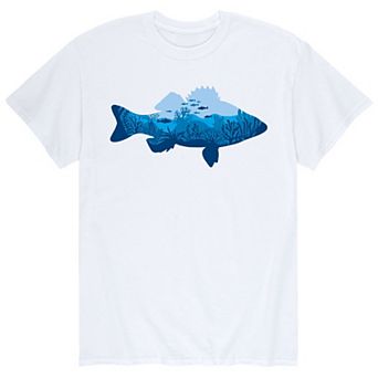 Men's Underwater Fish Fill Tee