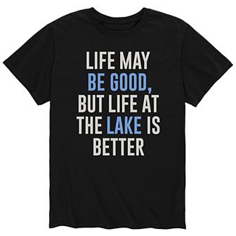 Men's Life Better Lake Tee