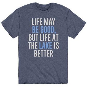 Men's Life Better Lake Tee