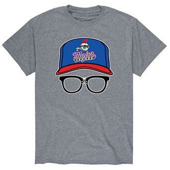Men's Major League Cap & Glasses Baseball Tee