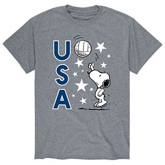 Men's Peanuts USA Volley Tee