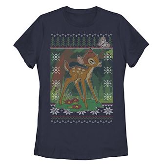 Disney's Bambi Juniors' Ugly Christmas Sweater Tee