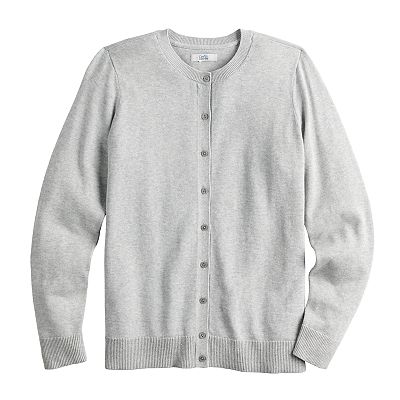 Women's Croft & Barrow® Button-Front Cardigan Sweater