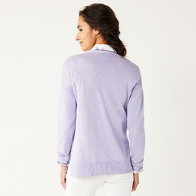 ® Women's Croft & Barrow® Easy Cardigan Sweater