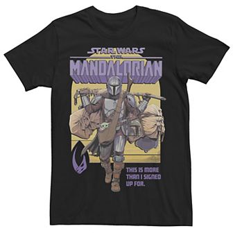 Mens The Mandalorian Signed Up Mando Tee