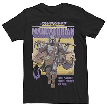 Mens The Mandalorian Signed Up Mando Tee