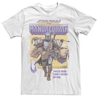 Mens The Mandalorian Signed Up Mando Tee