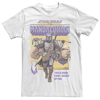 Mens The Mandalorian Signed Up Mando Tee