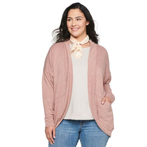 Plus Size Sonoma Goods For Life Lightweight Cocoon Cardigan