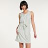 Women's FLX Woven Tank Dress with Built-In Shorts