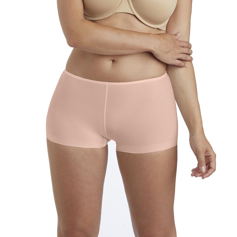 Women's Naomi and Nicole® Panties No Show, No Lines Boyshort Panty A216, Size: Small, Veiled Pink