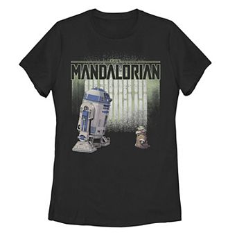 Juniors' Star Wars The Mandalorian R2-D2 Meets The Child Tee