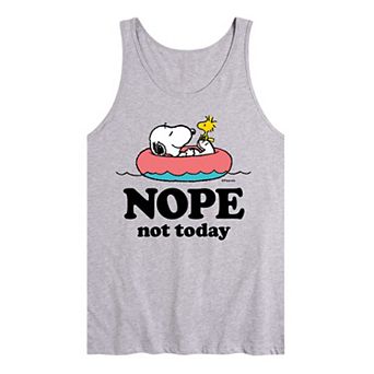 Men's Peanuts Nope Not Today Tank Top