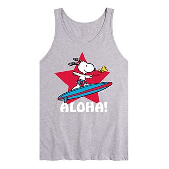 Men's Peanuts Aloha Tank Top