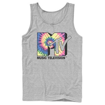 Men's MTV Music Television Tie Dye Logo Tank Top